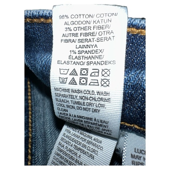 LUCKY BRAND SIENNA CIGARETTE SLIM BOYFRIEND ANKLE JEANS SIZE 00/24 - Picture 7 of 11